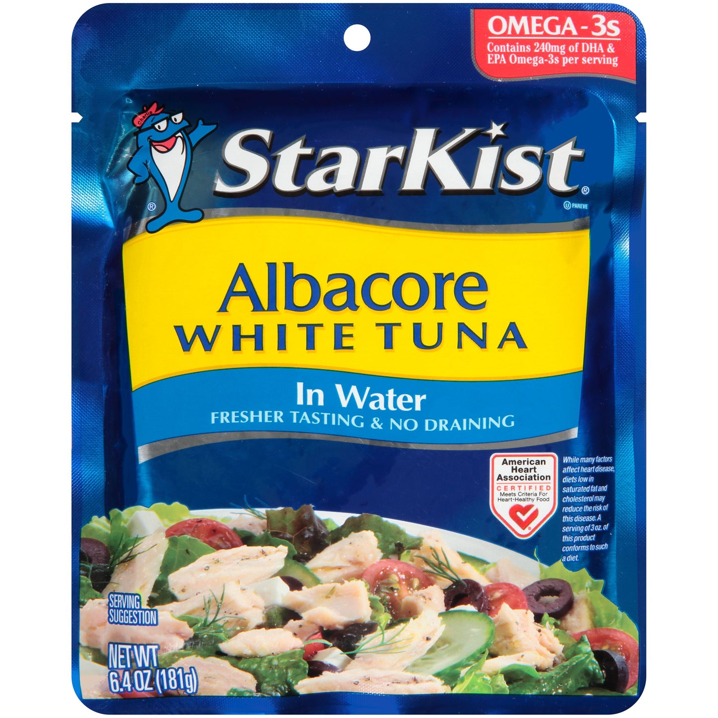 StarKist Albacore White Tuna in Water Pouch - 6.4oz