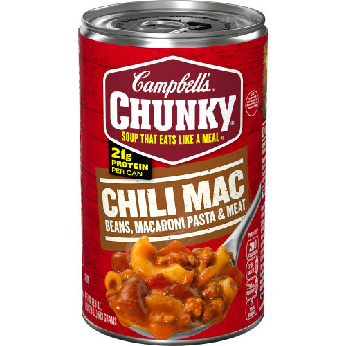 Campbell's Chunky Soup, Chili Mac, Can, 18.8 Oz