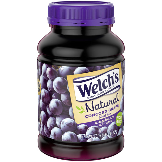 Welch's Natural Concord Grape Spread - 27oz