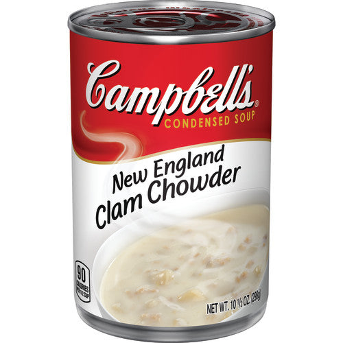 Campbell's Condensed New England Clam Chowder Soup, 10.5 oz Can