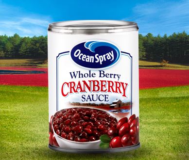 Ocean Spray Whole Berry Cranberry Sauce 14 Oz Can