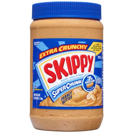 SKIPPY SUPER CHUNK Peanut Butter 7 G Protein per Serving 40 Oz Jar