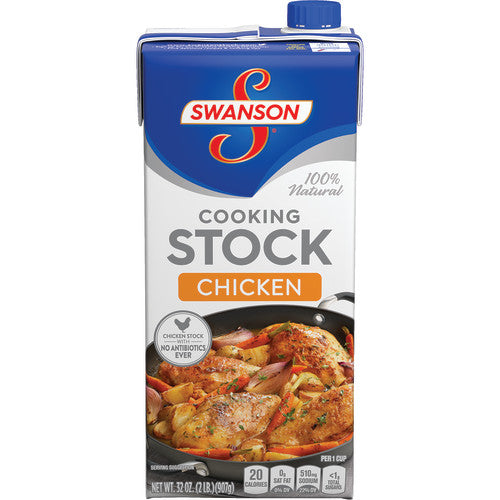 Swanson 100% Natural Gluten-Free Chicken Stock 32 Oz Carton