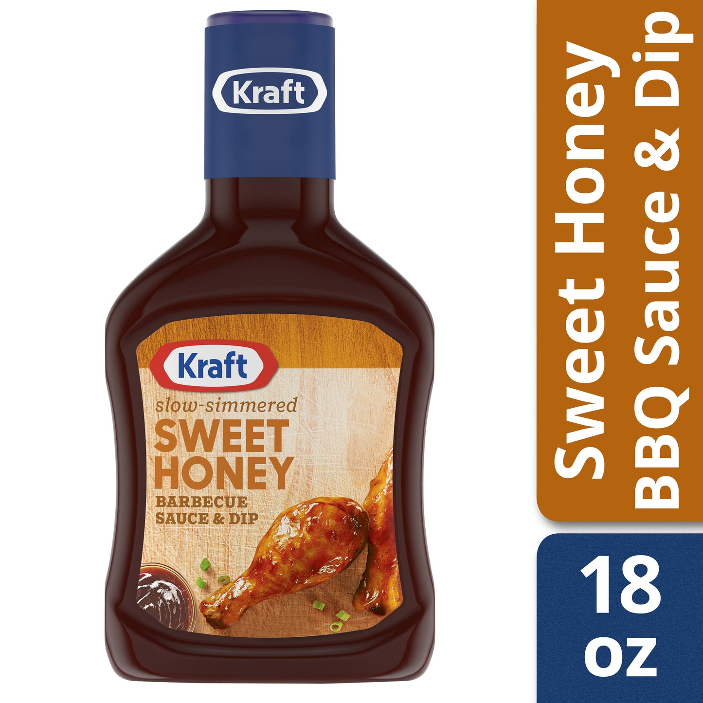 Kraft Sweet Honey Slow-Simmered Barbecue BBQ Sauce 18 Oz Bottle