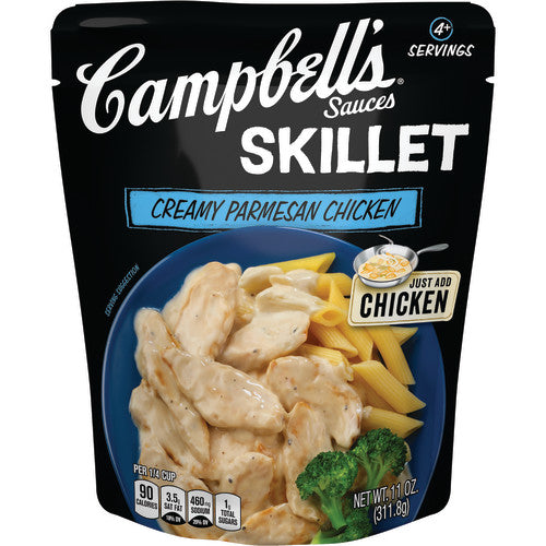 Campbell S Cooking Sauces Creamy Parmesan Sauce 11 Oz Pouch