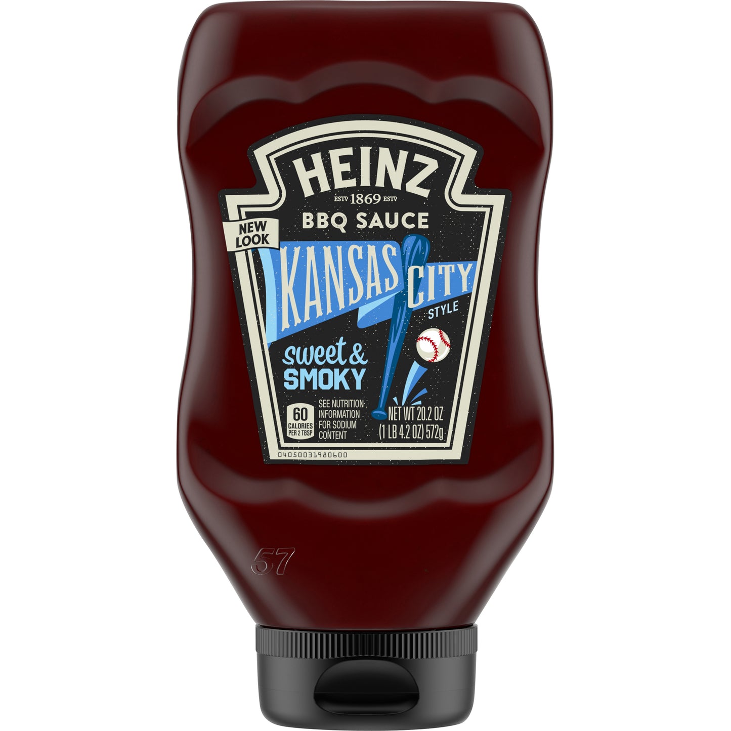 Heinz Kansas City Style Sweet & Smoky Barbecue BBQ Sauce 20.2 Oz Bottle