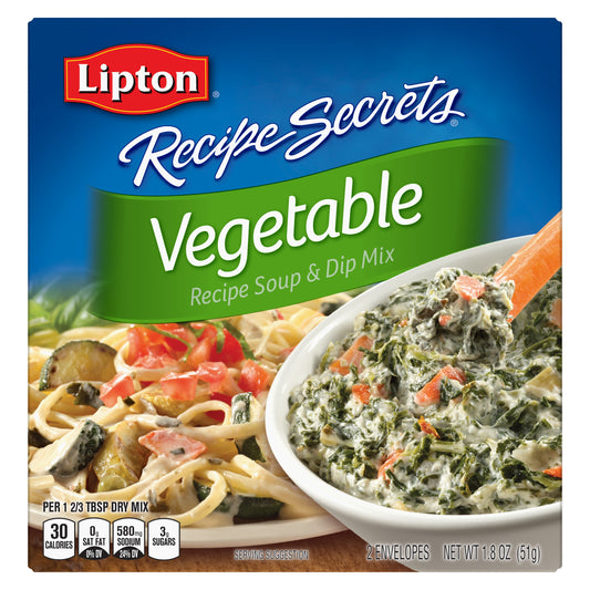 Lipton Recipe Secrets Vegetable Soup and Dip Mix 1.8 Oz