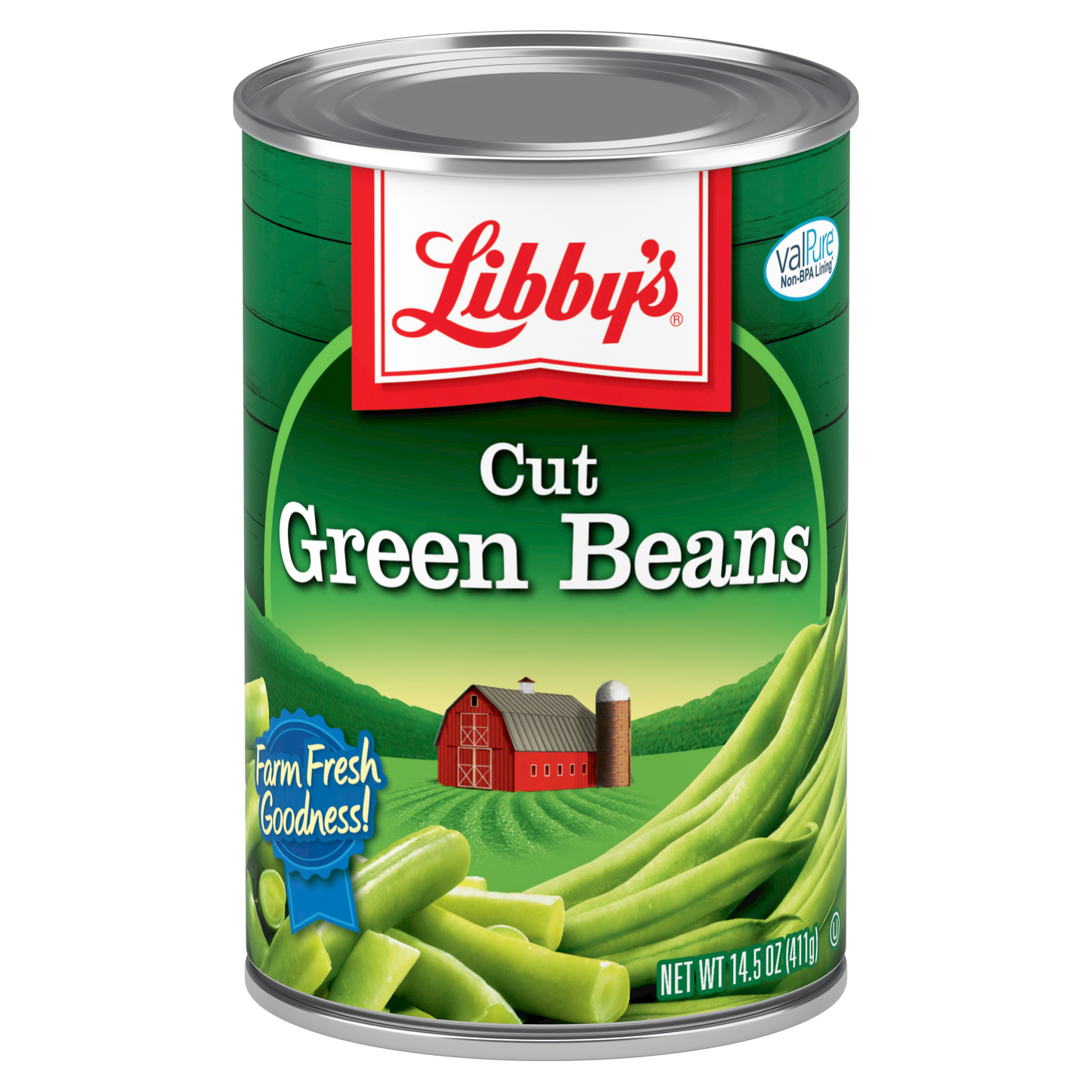 Libby S Canned Cut Green Beans 14.5 Oz Can