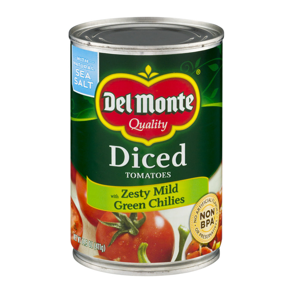 Petite Diced Tomatoes with Hatch Green Chilies 14.5 oz