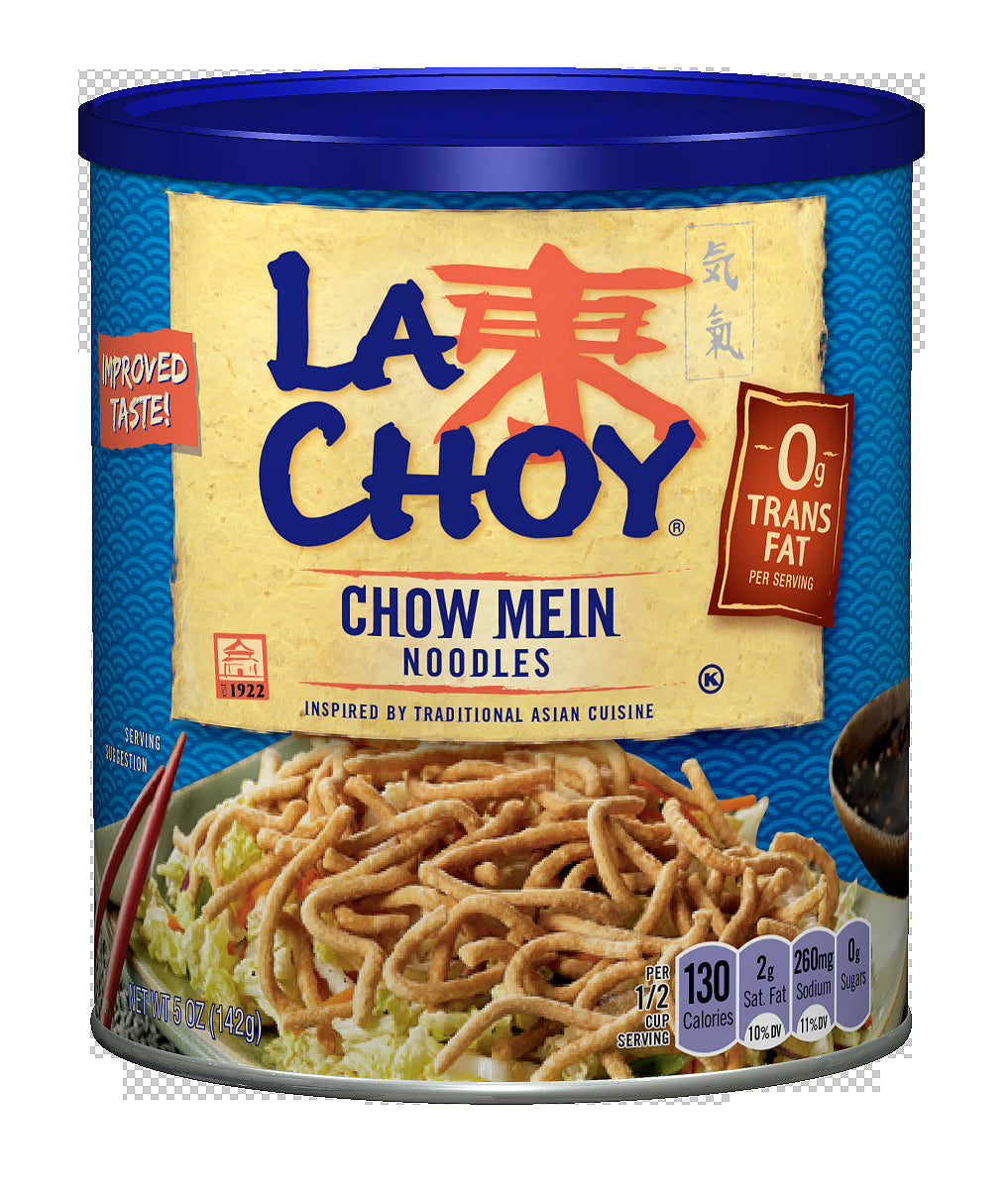 La Choy Chow Mein Noodles Made from Wheat Flour 5 Oz Can