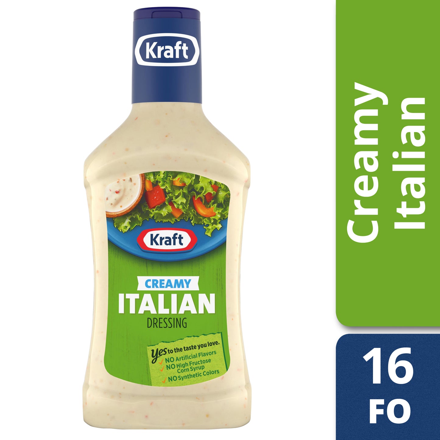 Kraft Creamy Italian Salad Dressing 16 Fl Oz Bottle