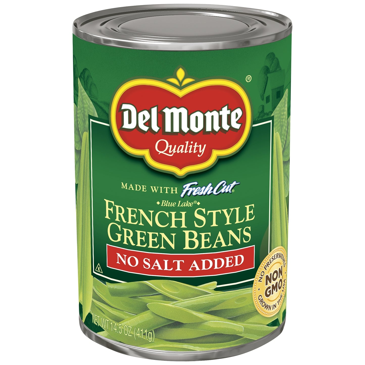 Del Monte No Salt Added French Style Green Beans - 14.5oz