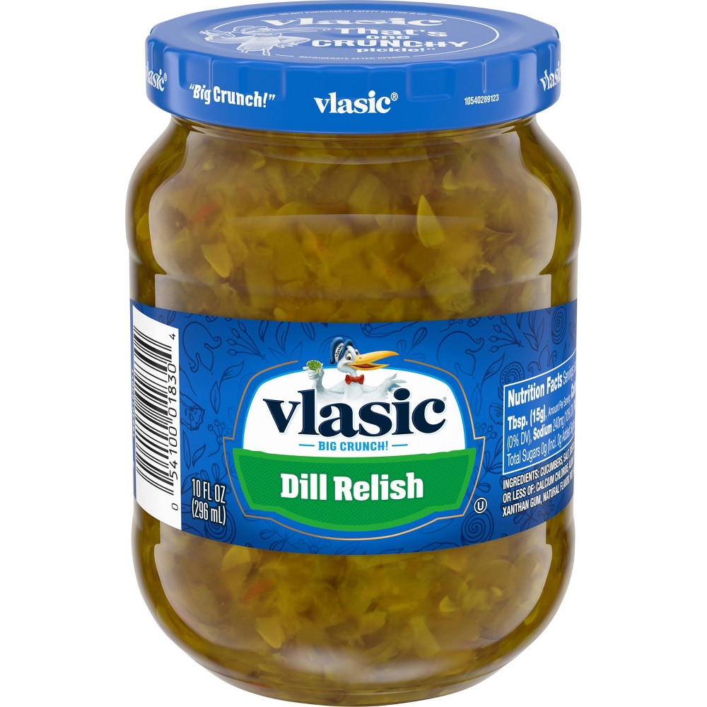 Vlasic Kosher Dill Pickle Relish Dill Relish 10 Oz