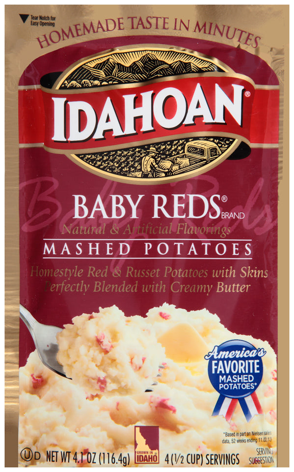 Idahoan Baby Reds® Mashed Potatoes 4.1 Oz Pouch