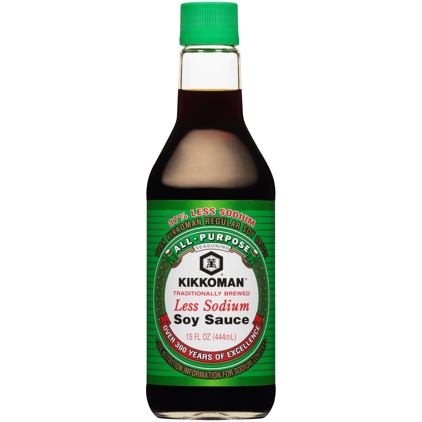 Kikkoman Less Sodium Soy Sauce 15 Oz