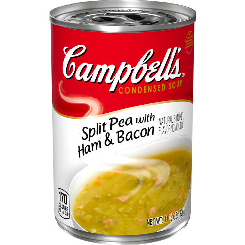 Campbell’s Condensed Split Pea with Ham & Bacon Soup 11.5 Ounce Can