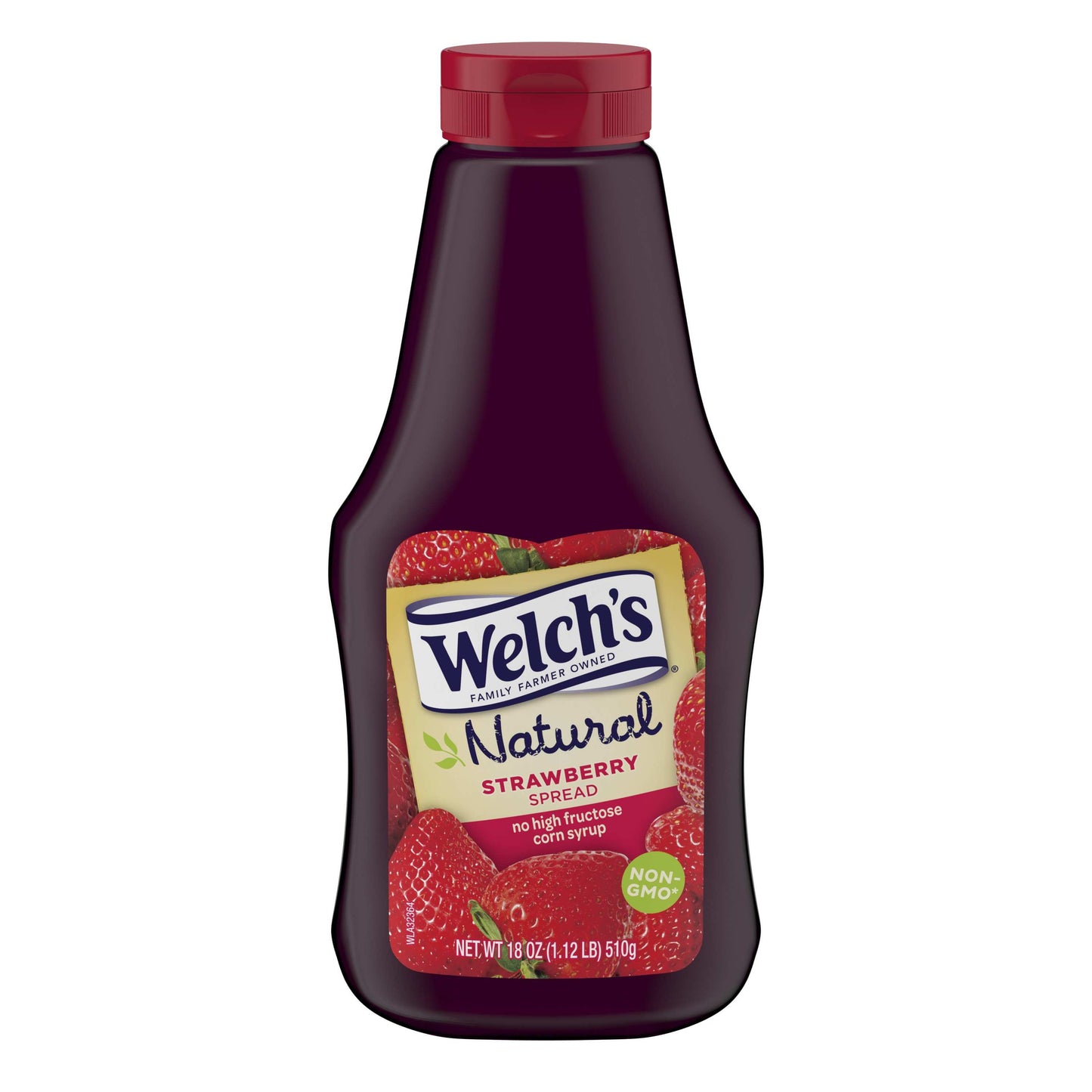 Welch S Natural Strawberry Spread 18 Oz Squeeze Bottle