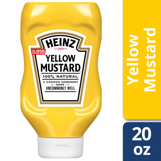 Heinz Yellow Mustard (20 Oz Bottle)