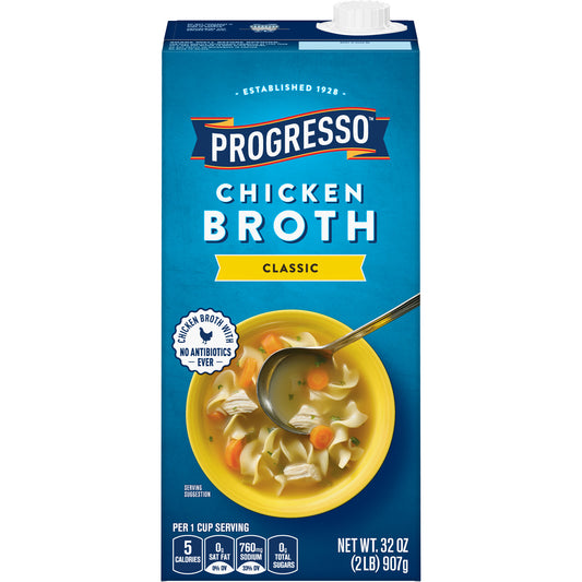 Progresso Classic Chicken Broth Gluten Free 32 Oz.