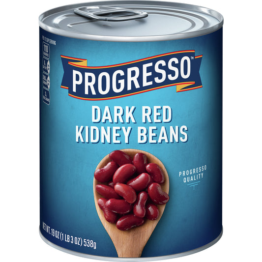 (6 Pack) Progresso Dark Red Kidney Beans, 19 Oz Can