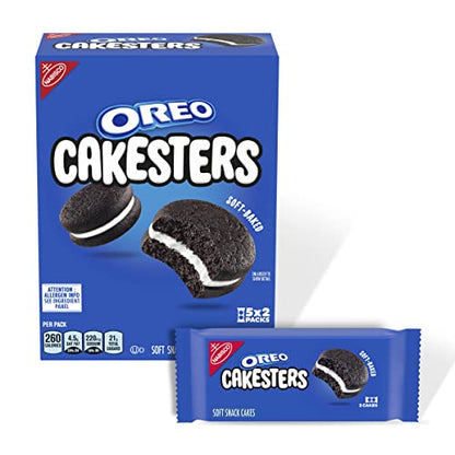 OREO Cakesters Soft Snack Cakes 5 - 2.02 Oz Snack Packs