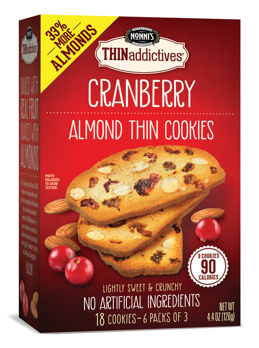 Nonni Thin Addictives Cranberry Almond Thins