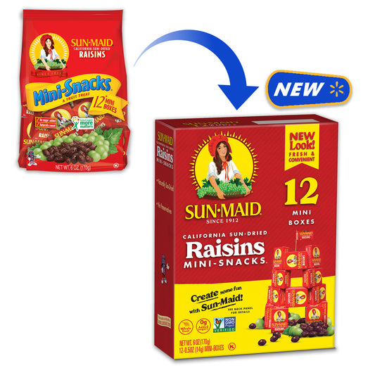 Sun-Maid Dried Raisins 6 Oz 12 Count