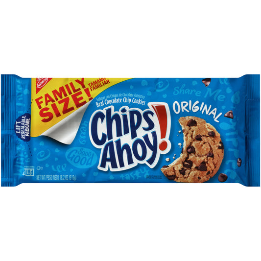 CHIPS AHOY! Original Chocolate Chip Cookies Family Size 18.2 oz