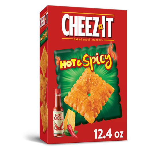 Cheez-It Hot and Spicy Cheese Crackers 12.4 Oz