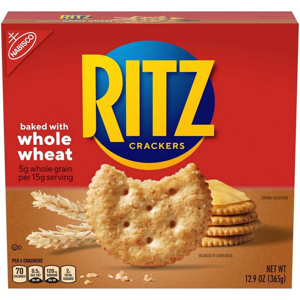 RITZ Whole Wheat Crackers 12.9 Oz