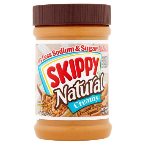 Creamy Natural Peanut Butter Spread, Creamy 15 oz