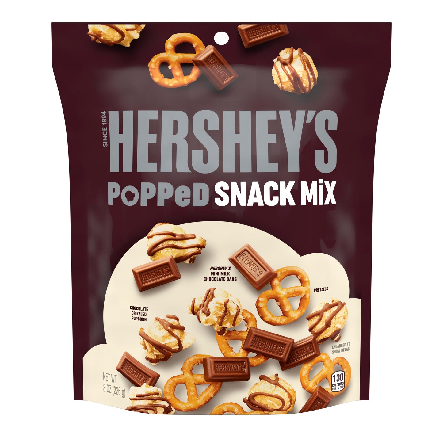 Hershey S Popped Snack Mix 8 Oz.