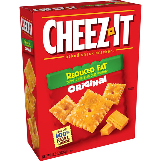 Cheez-It Reduced Fat Original Baked Snack Cheese Crackers 11.5 Oz