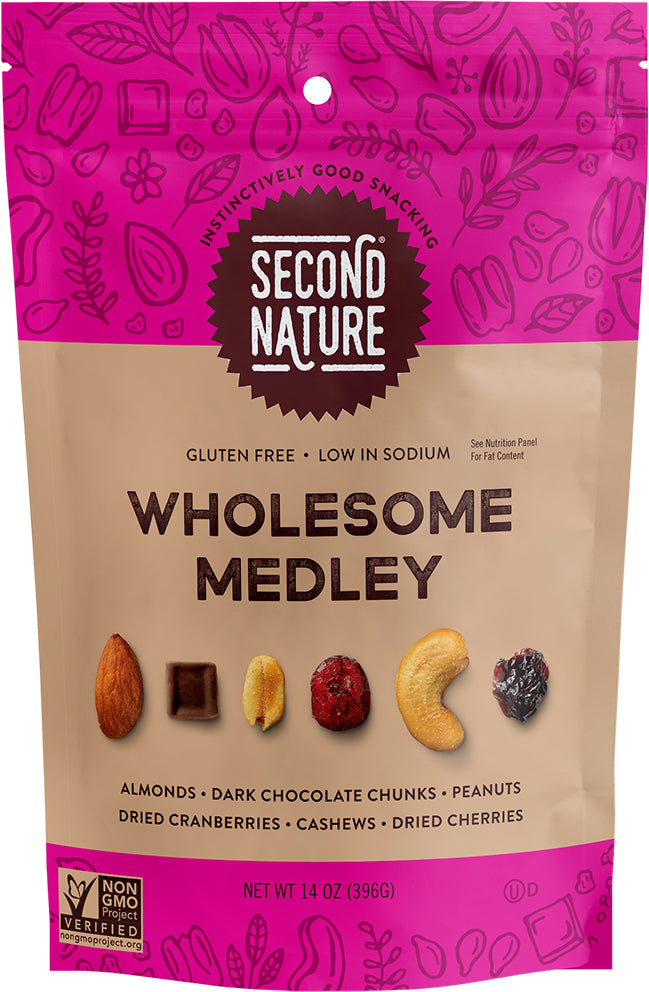 Second Nature Wholesome Medley Snack Mix 14 Oz