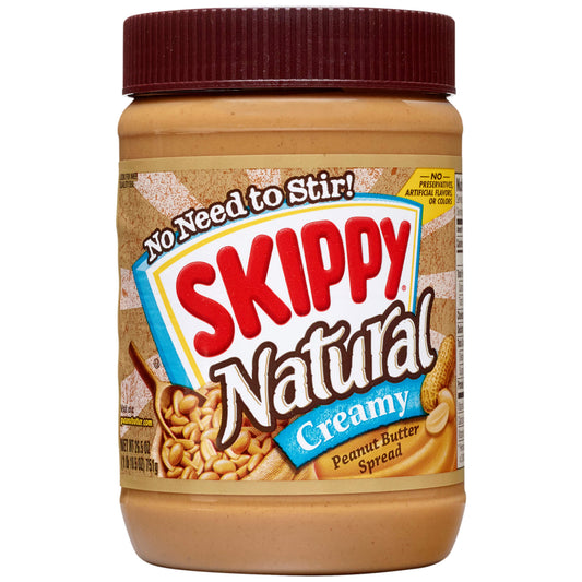 Skippy Natural Peanut Butter Spread 26.5 oz