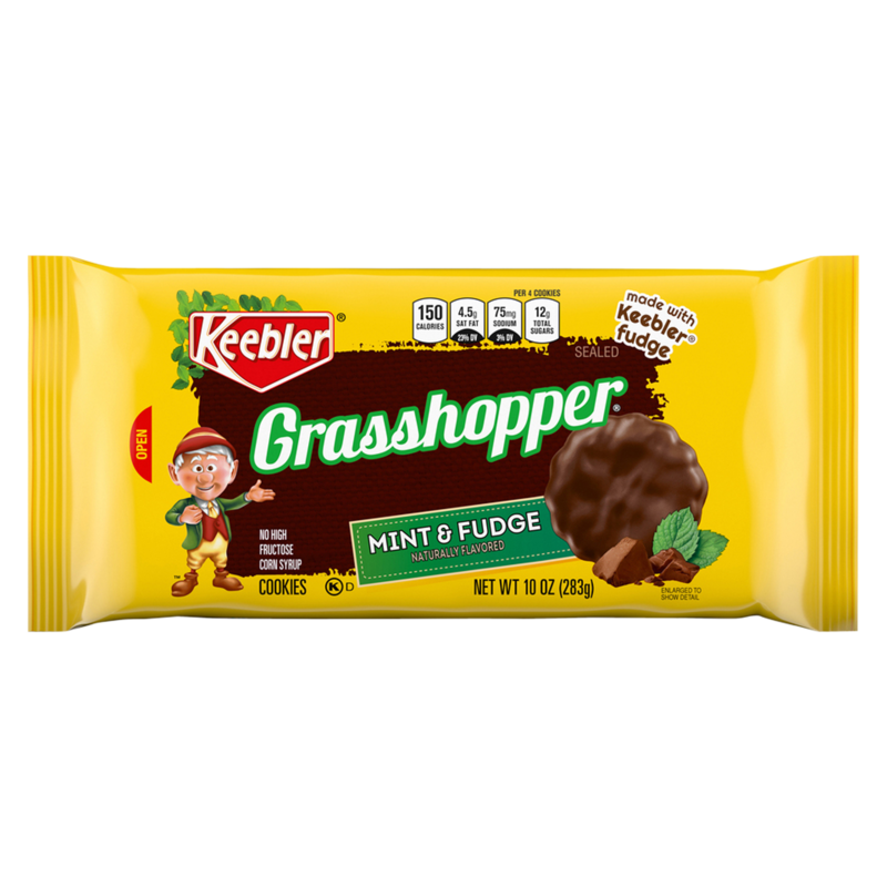 Keebler Grasshopper Mint & Fudge Cookies 10 Oz