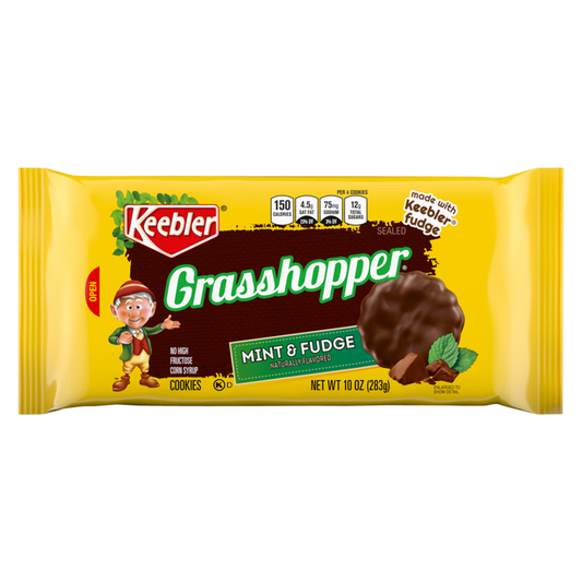 Keebler Grasshopper Mint & Fudge Cookies 10 Oz