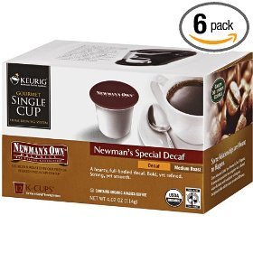 Newman's Own Organics Newmans Special Decaf Coffee K-Cup ® Box 12 Ct - Kosher Single Serve Pods