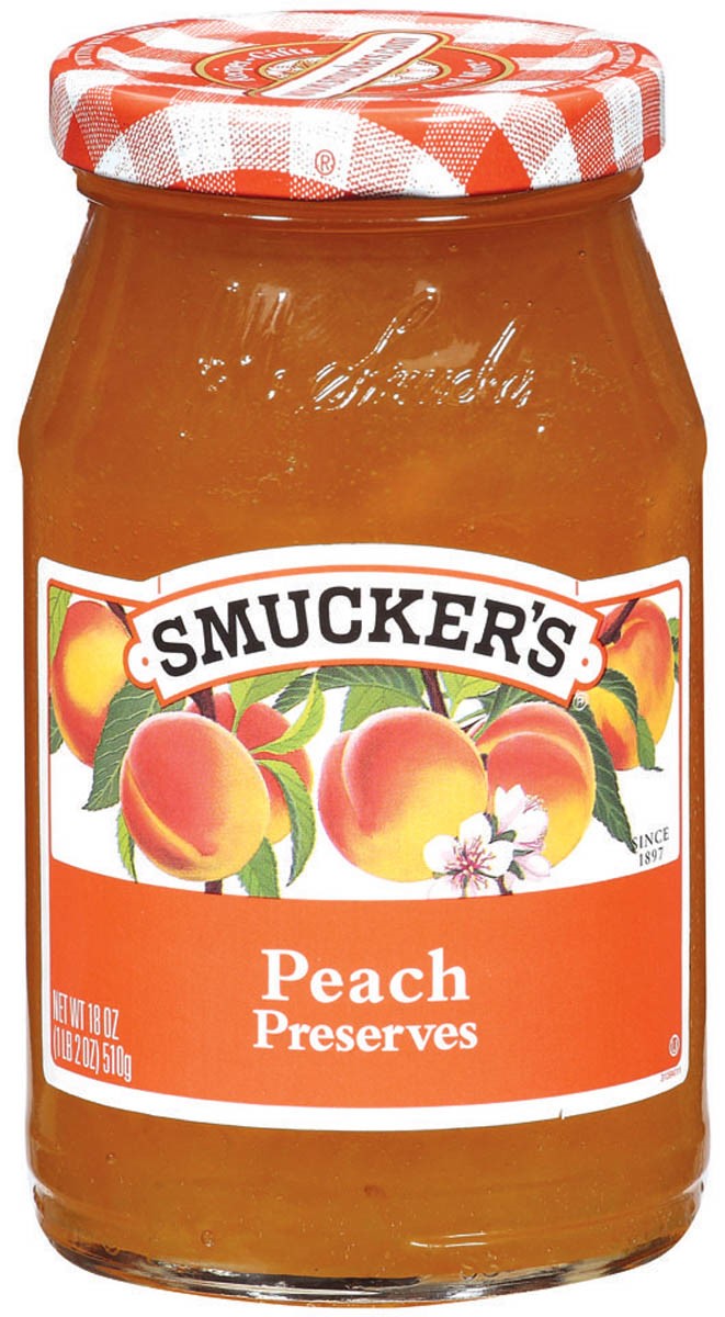 Smucker's Peach Preserves 12 oz