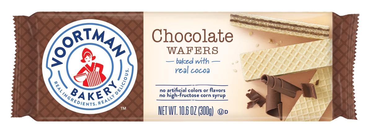 Voortman Bakery Chocolate Wafer Cookies