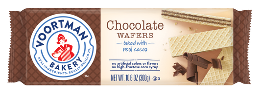 Voortman Bakery Chocolate Wafer Cookies