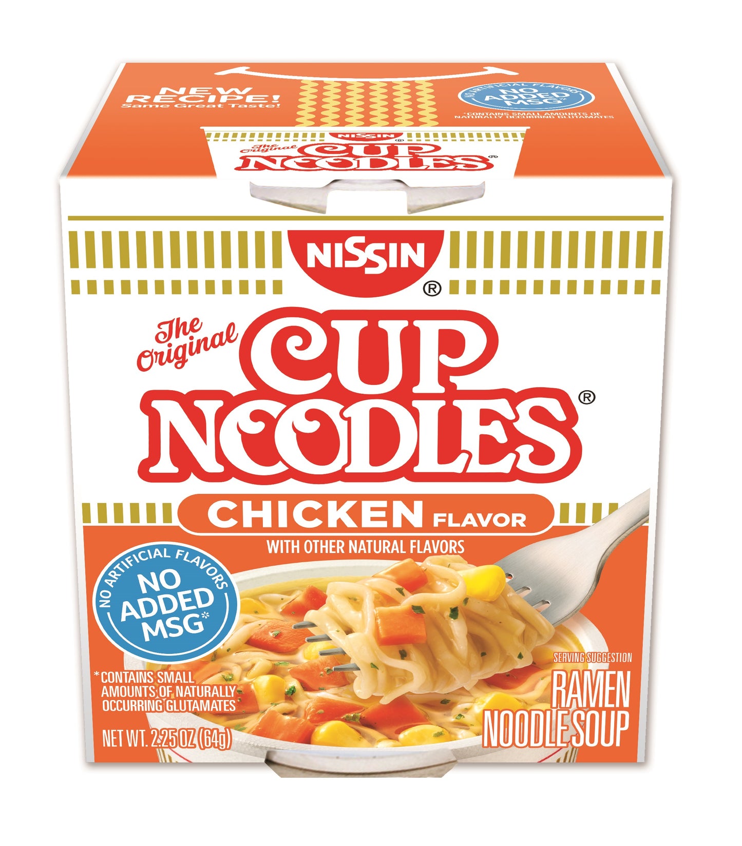 Nissin the Original Cup Noodles Chicken Flavor Ramen Noodle Soup 2.25 Oz 6 Count