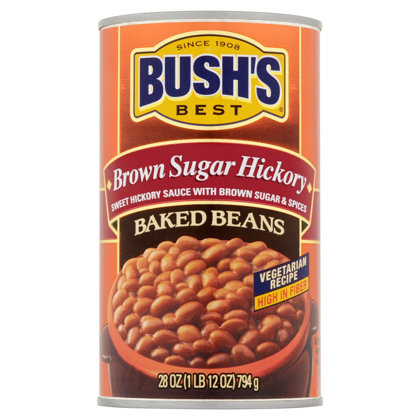 Bush S Brown Sugar Hickory Baked Beans Canned Beans 28 Oz Can