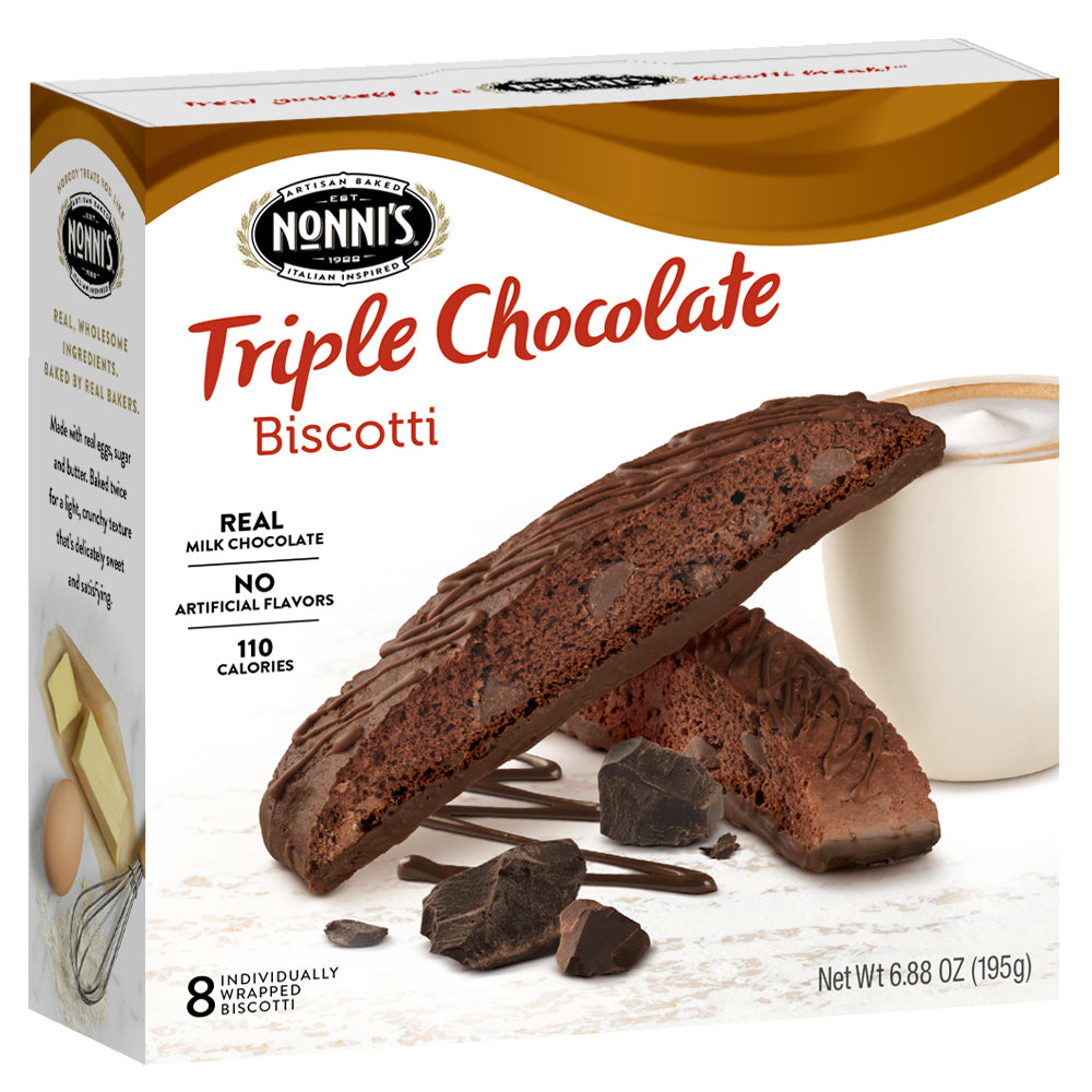 Nonni Milk Chocolate Triple Biscotti 6.88 Oz