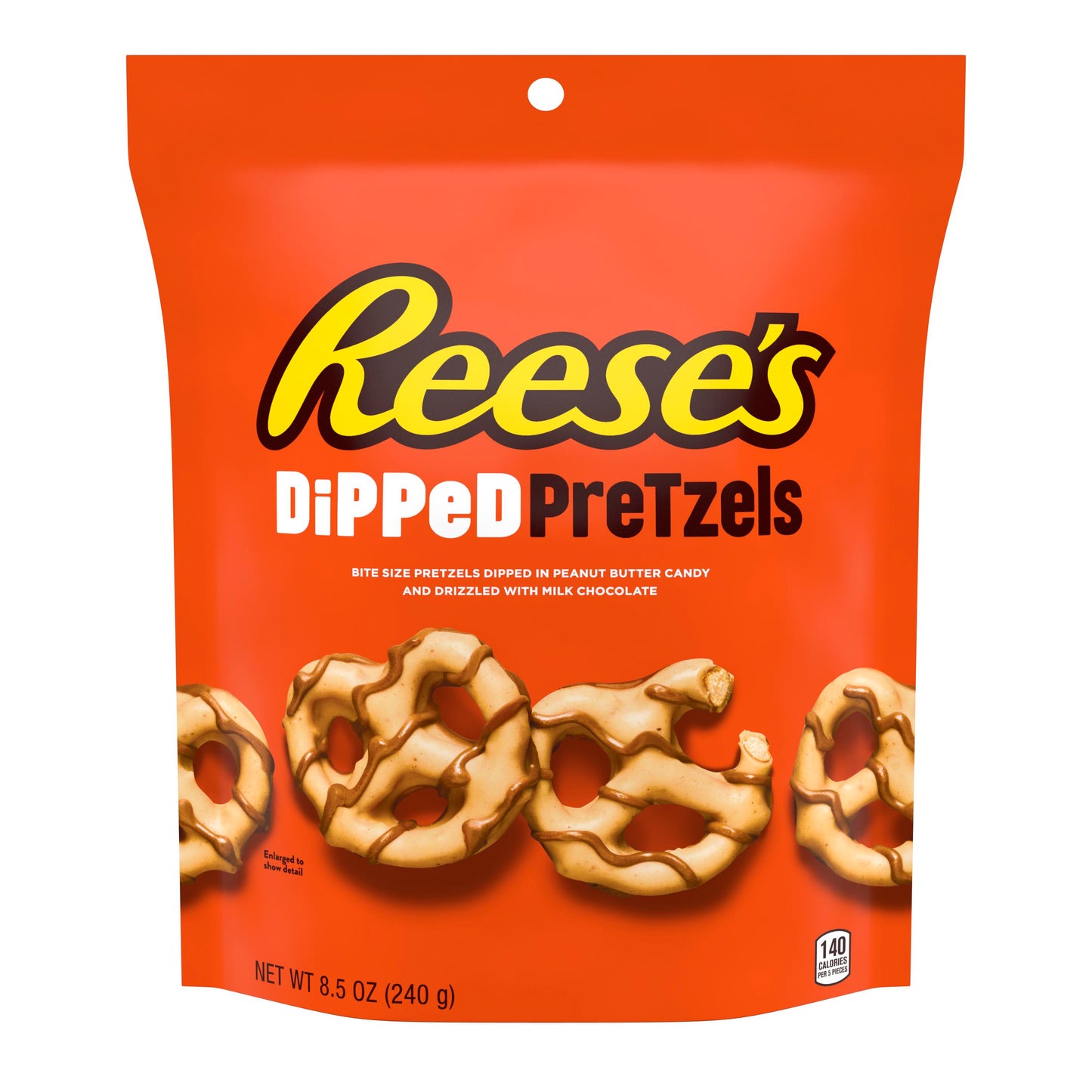 Reese's Dipped Pretzels in Peanut Butter Candy and Milk Chocolate, 8.5 Oz