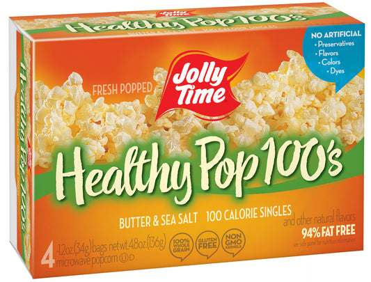 Jolly Time Healthy Pop 100's