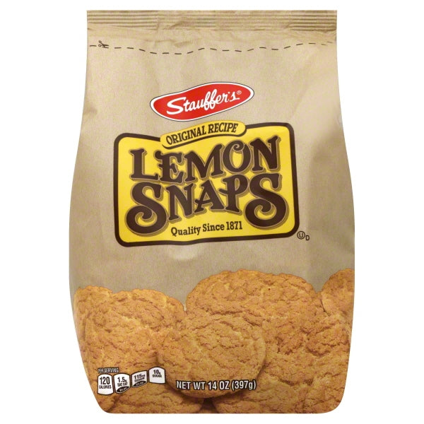 Stauffer S Lemon Snaps Cookies 14 Oz