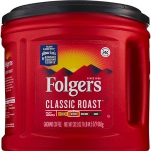 Folgers Classic Roast - Ground - 25.9 Oz Canister