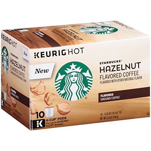 Starbucks Keurig Hot Hazelnut K-Cup Pods - 10 CT