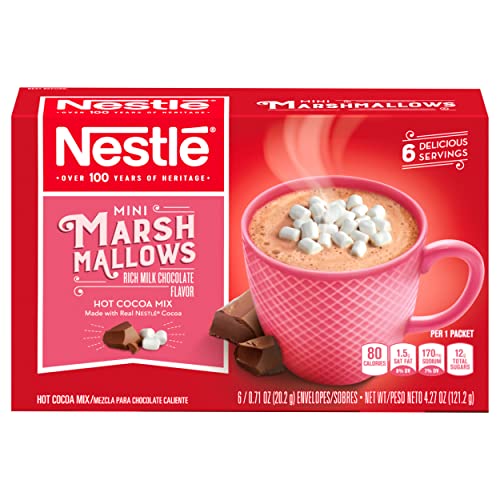 Nestle Hot Cocoa Mix, Mini Marshmallows, Rich Milk Chocolate, 8 Envelopes